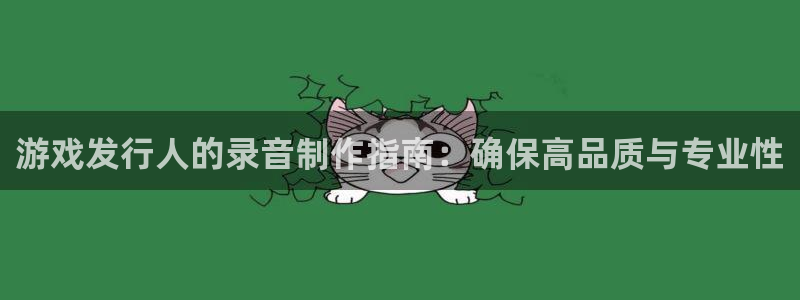 im电竞官网解绑银行卡怎么弄：游戏发行人的录音制作指南：确保高品质与专业性